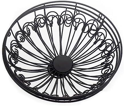 BESPORTBLE 3 Vegetable Basket Strawberry Basket Kitchen Storage Rack Plant Stand Metal Strawberry Decor Fruit Basket Wire Hanging Baskets Three Tier Basket Fruits and Vegetables