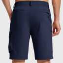 MAGCOMSEN Mens Hiking Cargo Shorts 9" Quick Dry Lightweight Shorts with 7 Pockets Outdoor Work Shorts Fishing Casual 30