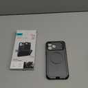 ESR for iPhone 17 Pro Max Case with Stash Stand, 7X Military-Grade Drop Protection with Camera Control, Shock-Absorbing Phone Rugged Cover, Compatible with MagSafe Accessories, Cyber Series, Grey