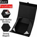 Extra Large Black Gift Box 5 Pack 19x16x6 Inches,Gift Boxs for Presents with Lid Magnetic Closure Collapsible,Groomsman Proposal Box,Birthday, Christmas,for Clothes and Large Gifts