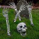 Skeletons Halloween Decor5pcs Skull Arm Set Lawn Stakes Garden Halloween Skeleton for Outdoor Yard Garden Graveyard