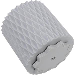 360 Rotating Makeup Brush Container Lid High-Capacity Storage Organizer for Vanity Portable Multi-Function Brush Holder for Makeup Tools and Accessories, Grey