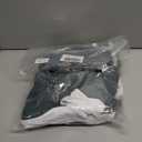 NAPU Girls Swimsuit Two Piece Tankini Swimsuits with Boyshort Ruched Bathing Suit Color Block Teen Girls' Swimwear Size 9-16Y (15-16 Years, Green + White)