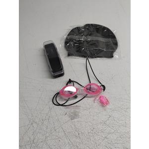 Anti-Fog Racing Swimming Goggles with Bungee Strap, Hard Case and Bonus Swim Goggles Microfiber Cleaning Cloth
