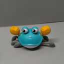 control future Crawling Crab Baby Toy - Infant Tummy Time Toys 3 4 5 6 7 8 9 10 11 12 Babies Boy 3-6 6-12 Learning Crawl 9-12 12-18 Walking Toddler 36 Months Old Music Development 1st Birthday Gifts (Green)