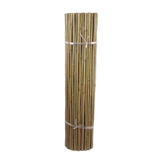 VicaVerde Natural Rolled Bamboo Fence - 4 ft High x 8 ft Long, Eco-Friendly Bamboo Fencing for Garden Privacy Decorative