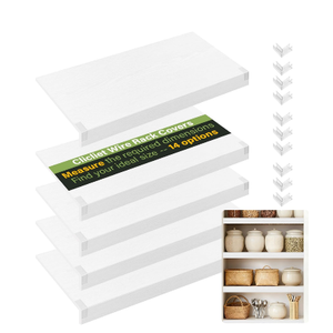 Wire Rack Covers for Shelves, 32*16 inch Wires Shelf Cover, Shelfs Covers for Wire Shelving, Easy to cut Install Wires Shelf 0.31inch Thick Moisture Durable Shelfs Liner for Kitchen, Pantry White