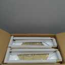 CHYING Modern LED High Ceiling Chandelier with Remote Control, Gold Max 96W
