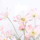 2 Pcs Artificial Flowers Plants Calliopsis Silk Flower Arrangements Wedding Bouquets Decorations Plastic Floral Table Centerpieces for Home Kitchen Garden Party Decor Approx 23.6'' High - Light Pink