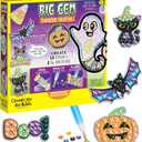 Creativity for Kids Halloween Big Gem Diamond Painting Kit | Create 13 Spooky Stickers & 2 Suncatchers with 1000+ Colorful Gems | Fun for Parties, Gifts & Seasonal Dcor (Ages 6+)