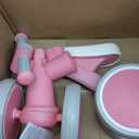 SEREED Baby Balance Bike for 1 Year Old Boys Girls 12-24 Month Toddler Balance Bike, 4 Wheels Toddler First Bike, First Birthday Gifts (Pink New)