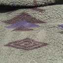 ZAFUL Women's Tribal Ethnic Graphic Cropped Knitwear Bohemian Long Sleeve Pullover Sweater Boho Drop Shoulder Knitted Top (Medium, Green)