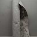 3x10 Hallway Runner Rug Washable: Non Slip Abstract Rugs for Kitchen Entryway- Ultra Thin Low Pile Stain Resistant Long Indoor Carpet Living Room - Modern Home Decor 3x10 Black Grey