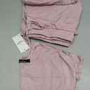 Trendy Queen Women's 2 Piece Matching Summer Lounge Set with Pockets | Vacation Airport Travel Outfits, Workout Gym Clothing Comfy Athleisure Clothes, Side-ruched Top, Drawstring Wide Leg Pants (Pink) XL