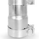 2.75 to 3 Inch Exhaust Adapter, 2.75" ID to 3" ID Exhaust Reducer Connector Pipe with Clamp