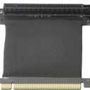Pci-E 16x Riser Card,PCI Express 3.0 16X Extension Cable 90 Degree High Speed Riser Card -70mm