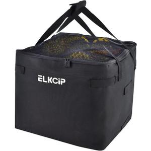 Portable Pickleball & Tennis Ball Collector - Pickleball Retriever Basket Carrier Gatherer Picker Hopper Container for Picking and Storage Training Tool for Ball (Bag only(Frame Not Included))