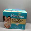 Pampers Swaddlers Diapers, Size 3 (13-26 lbs), 136 Count, Absorbent, Keeps Baby Dry and Comfortable, Skin Safe Disposable Baby Diaper