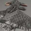Pro Goleem Loveys for Babies - Soft Security Blanket Baby Snuggle Toy Newborn Stuffed Animals Baby Gifts for Boys and Girls, Grey Bunny 16 Inch