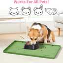 Sdpeia Under Sink Mat 22"14" Waterproof Silicone Cabinet Liner & Sink Protector for Kitchen & Bathroom, Multi-Purpose Organizers Tray for Pets, Laundry, Cat Litter Mat (Avocado Green)