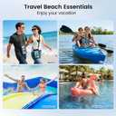 Niveaya Double Space Waterproof Phone Pouch (2-Pack) - IPX8 Phone Case Dry Bag for Beach, Kayak, Cruise Travel Essentials - Compatible with iPhone 17/16/15/14 Pro Max Galaxy S25/S24 Ultra (up to 8.3")