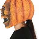 Halloween Pumpkin Skull Head Mask For Creepy Funny Dressing Up Men's Maquerade Pumpkin Cosplay