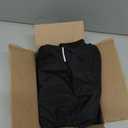 Dog Raincoat for Medium Large Dogs,rain Jacket Coat, Full Leg Coverage Waterproof Rain Suit with Detachable Hood & Tail, Reflective Strips, Snag-Free Top Zipper (Black for Girl, Medium)