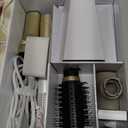 Shark Glam Ceramic & Powerful Air Styling & Drying System, with Silki Straightener & Shark Glossi Air Glosser, for Drying, Curling, Straightening & Glossing, Gold, HD6051S (Straight & Wavy Hair)