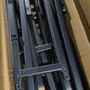 Bed Frame, Width: 60 Inches, Black