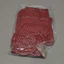 Kitsure Silicone Oven Mitts, Set of 2, Heat Resistant, Oven Gloves with Soft Lining, Non-Slip Kitchen Essentials, Kitchen Gadgets, Apartment Essentials, Great Gift for Cooking, Baking, Red (11.42"x7.09")