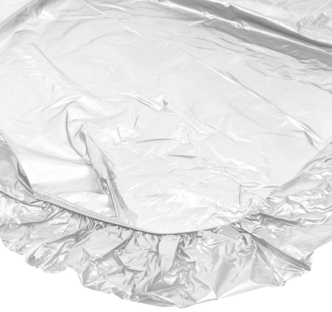 Kwik-Cover 3096PK-W 30'' X 96'' Kwik-Cover - White Fitted Table Cover (1 full case of 50)