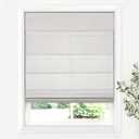 LazBlinds Cordless Roman Shades for Windows, Light Filtering Thermal Insulated Window Blinds, Lightweight Fabric Blinds for Indoor Windows, 36" W x 60" H, Beige
