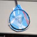 Kids Tennis Racket for Girls & Boys - 23 inch Youth Tennis Racket, Includes 420D Nylon Shoulder Strap Bag (Graffiti Blue)