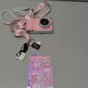 Kids Camera,4K Digital Camera for Photography,48MP 1080P HD Video Selfie Camera,with 180 Flip Screen Flash,with 32GB SD Card,for Starter Kid Children Teen Student Girl Boy(Pink)