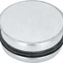 PATIKIL 4 Inch Metal Tee Cap, Galvanized Steel Duct End Cap Dry Vent Cover Ducting Sealing Tee Plug with Rubber Gasket for HVAC Systems Indoor and Outdoor Use