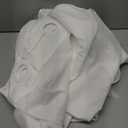 River Dream No Hook Slub Textured Shower Curtain with Snap-in PEVA Liner Set - 71" x 74"(72"), Hotel Style with See Through Top Window, Fabric Outer Curtain & Waterproof Inner Liner, White, 71x74