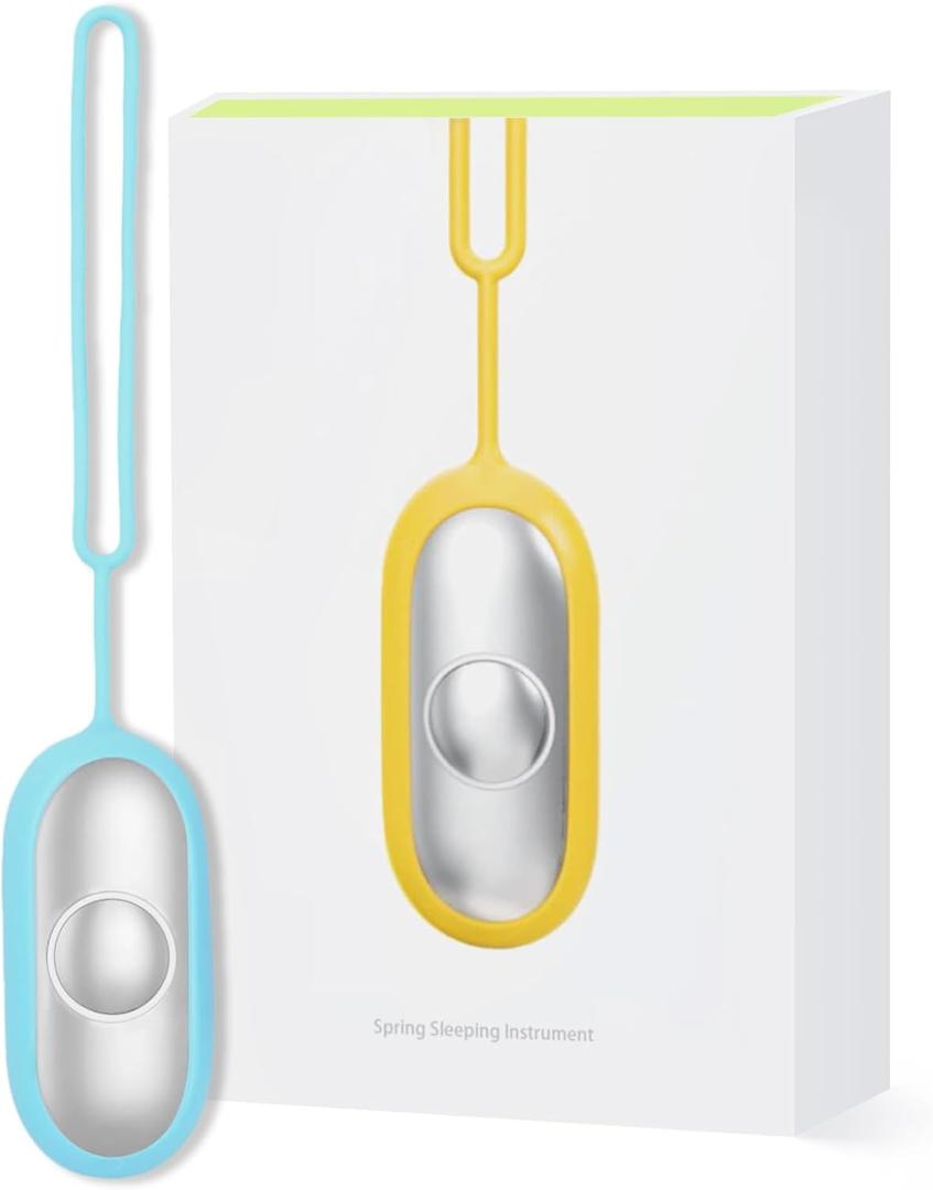 Compact Handheld Sleep Device - Relaxation Tool for Improved Sleep, Mood & Focus, Adjustable Massage Intensity, Portable & Easy to CarryBlue