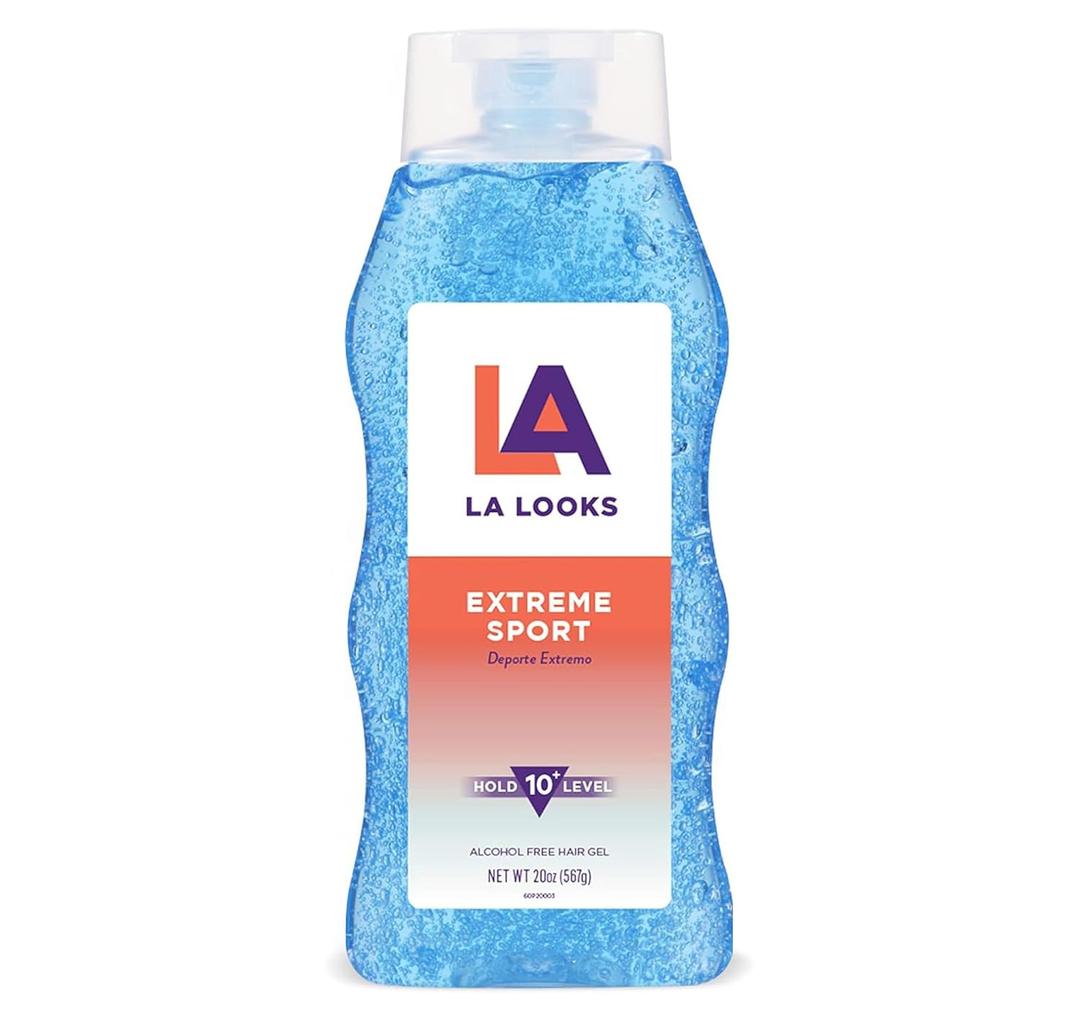 LA Looks Styling Hair Gel - Extreme Sport - 20 Oz - Hold for High Performance Activity (20 Ounce (Pack of 1))