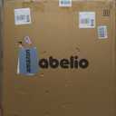 Babelio Metal Auto Close Baby Gate PressGuard P7,Extra Wide Pet Gate for The House and Doorways, Pressure Mounted Walk Thru Child Gate with Door (Black, 30" Tall 29"-48" Wide)