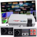 Retro Game Console, AV Classic Mini Video Game Consoles Built-in with 620 Games Dual Players Mode Console with 2 Controllers Handheld Games for Kids & Adults