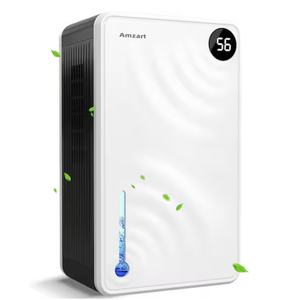 7.4 Pints 980 Sq. Ft. Dehumidifier for Home with Drain Hose, Digital Humidity Display, Timer and Auto Shut Off in White