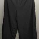 zsangbee Women's Wide Leg Palazzo Pants Chiffon Flowy Loose Party Wedding Dressy Casual Trousers Black, L