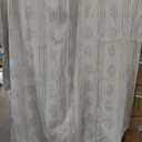 100% Boho Blackout Curtains 72 Inches Long for Bedroom, Taupe on Beige Patterned Bohemian Curtains for Living Room, Geometric Striped Thermal Insulated Window Drapes Gromment Top 2 Panels, 52"W x 72"L (Pack of 2)