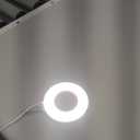 Grow Lights for Indoor Plants, Full Spectrum Halo Growing lamp with Detachable Base, Height Adjustable, 3 Colors, 10 Dimming, Automatic Timer, Plant Light for Small Plants Growing, 2-Pack (White-3.4in)