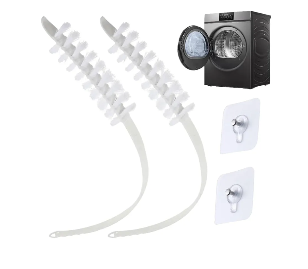 Portable Drum Washing Machine Cleaning Brush for Slot and Flat Surfaces - No-Remove Design (10pcs)