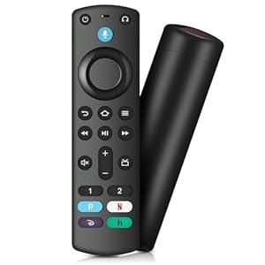 Replacement Voice Remote Control Fit for Smart TVs Stick/ TV Cube, Stick 4K/ 4K Max(1st / 2nd Gen), Stick HD/ Lite, Smart TV 3rd Gen, Compatible with All Insignia-Toshiba-Pioneer-Smart-TVs Replacement Voice Remote Control Fit for Smart TVs Stick/ TV Cube, Stick 4K/ 4K Max(1st / 2nd Gen), Stick HD/ Lite, Smart TV 3rd Gen, Compatible with All Insignia-Toshiba-Pioneer-Smart-TVs