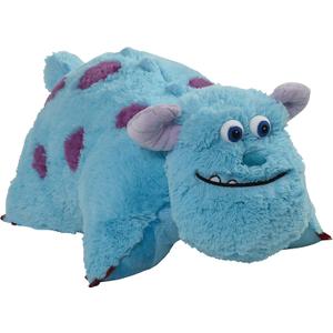 Pillow Pets Monsters Inc 16" Sulley Stuffed Animal, Disney Monsters University Plush Toy, Blue