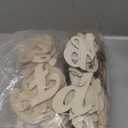 3 Inch 284 Pieces Wooden Letters Unfinished Wood Letters for Crafts Cursive Alphabets with Extras