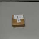 100 Small Manila Paper Tags with String - #1, 2 3/4 x 1 3/8 - Hang Shipping Labels with String Attached and Reinforced Hole, Pre-Strung Tags