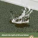 BEQHAUSE Kitchen Rugs 20"x32", Non-Slip Kitchen Mats for Floor, Super Absorbent and Stain Resistant Kitchen Rugs, Machine Washable Rugs for Kitchen, Hallway, Laundry & Sink, Green